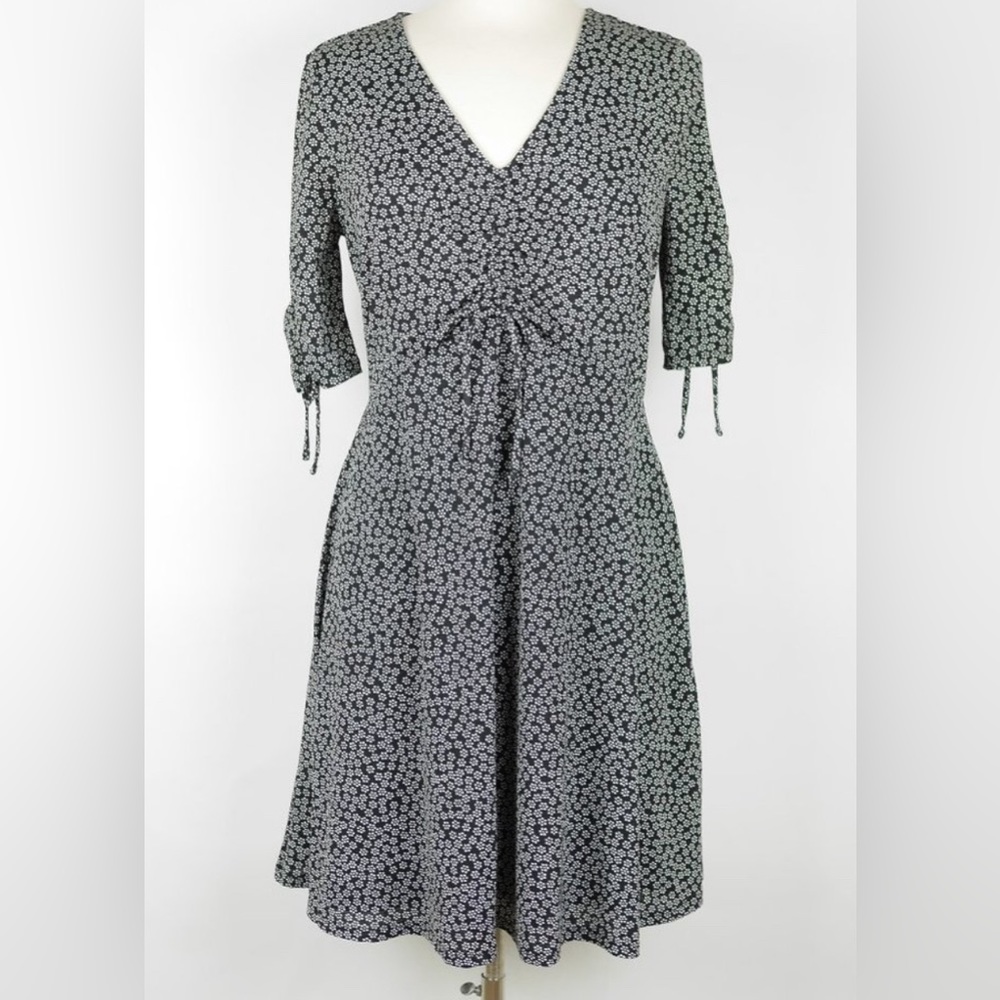 Women’s Black Dress with White Flowers- Great Condition